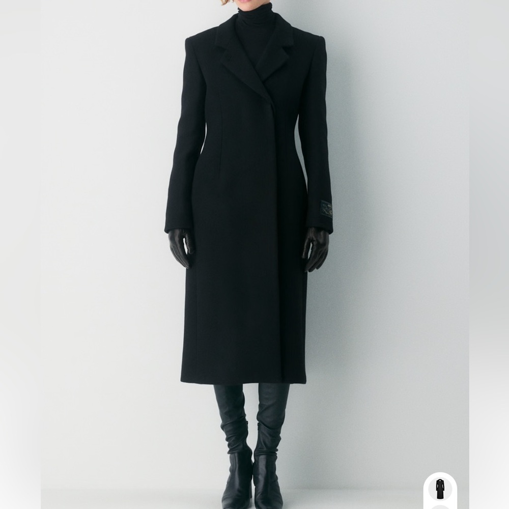 Aritzia metropolitan coat luxe wool cashmere NWT - Picture 4 of 11